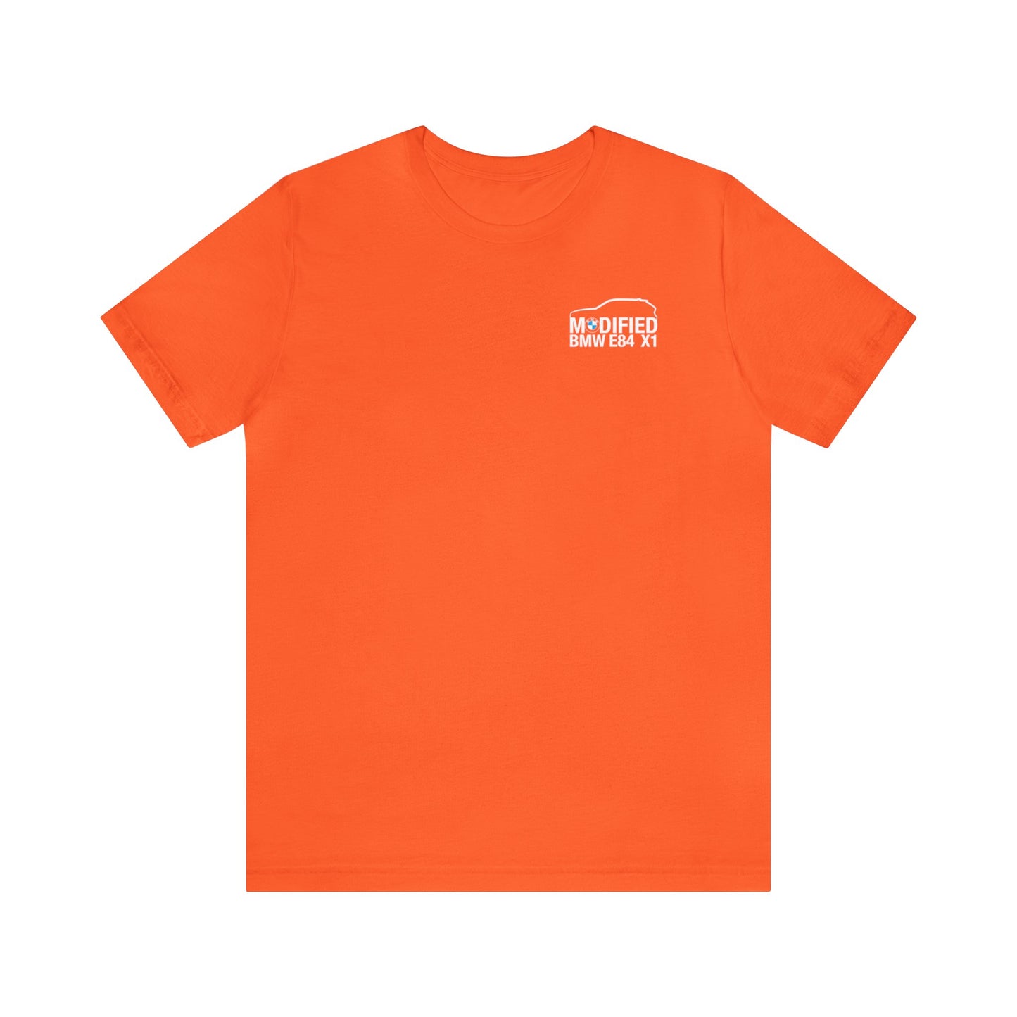Modified BMW E84 X1 Merchandise Tshirt - White Front & back logo