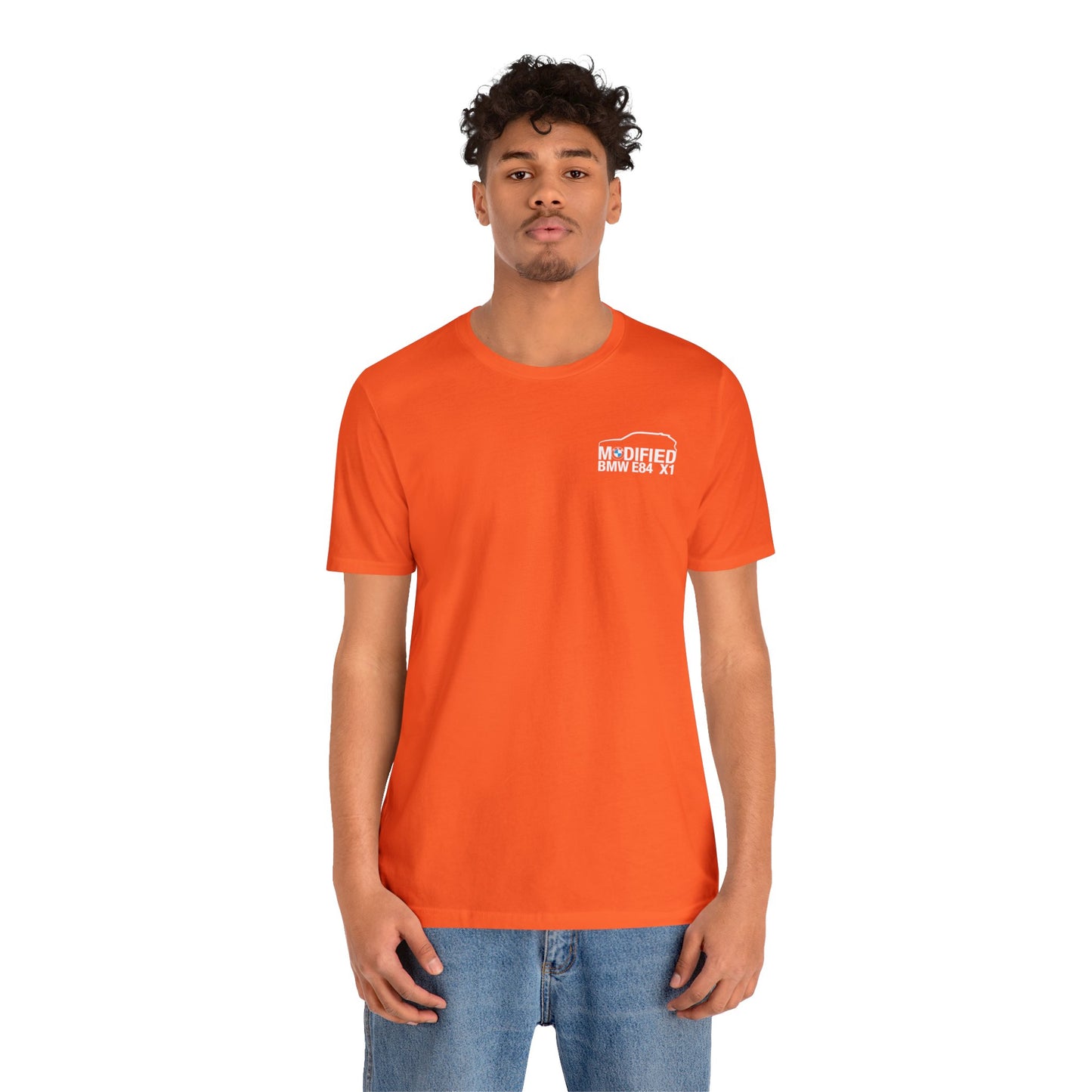 Modified BMW E84 X1 Merchandise Tshirt - White Front & back logo