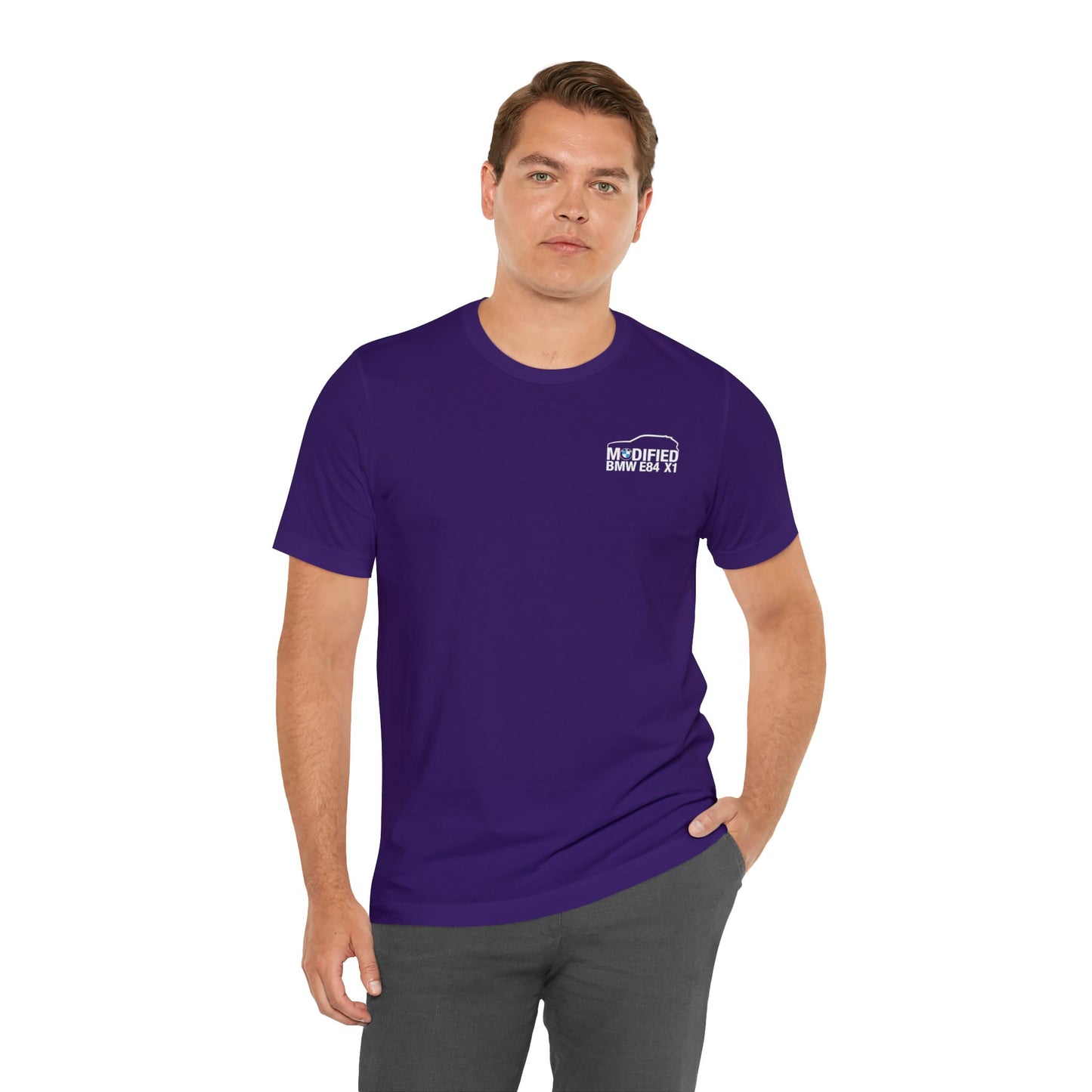 Modified BMW E84 X1 Merchandise Tshirt - White Front logo ๐ฌ๐ง