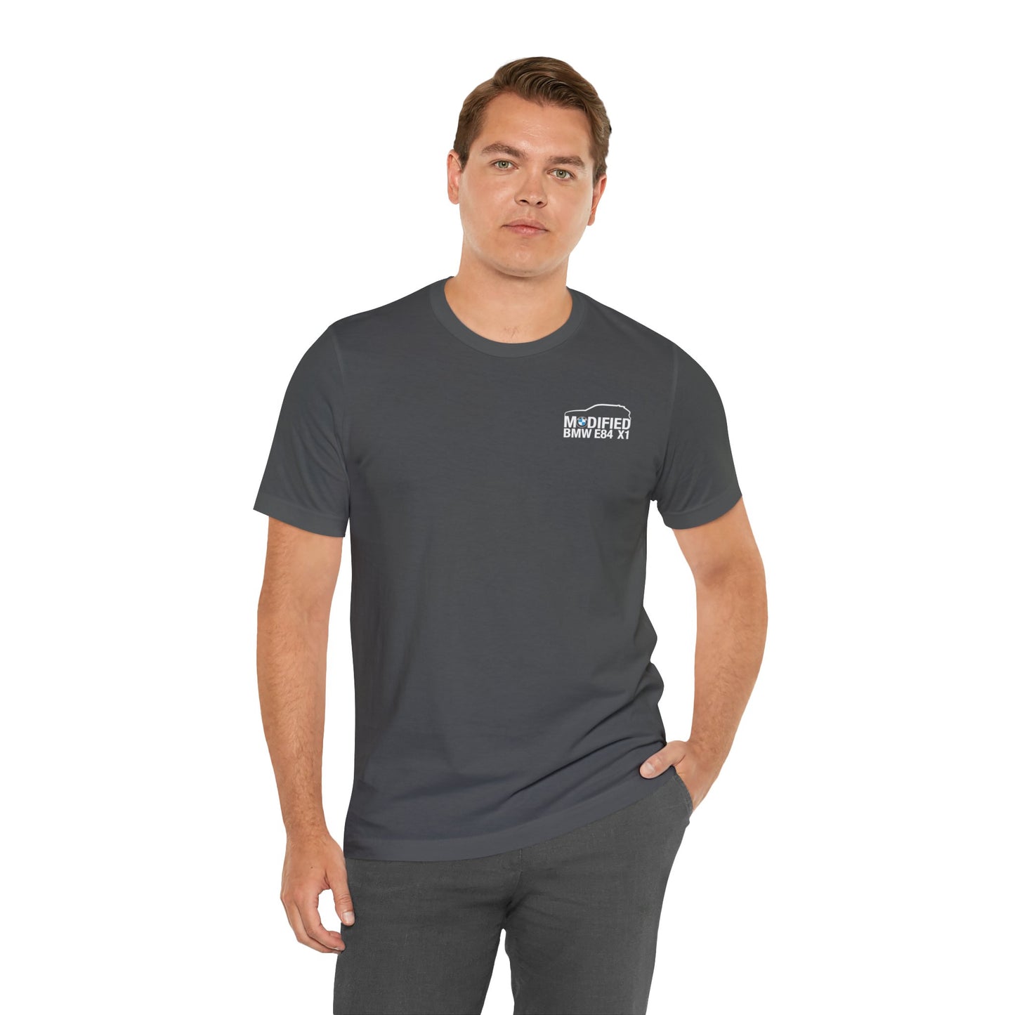 Modified BMW E84 X1 Merchandise Tshirt - White Front logo ๐ฌ๐ง