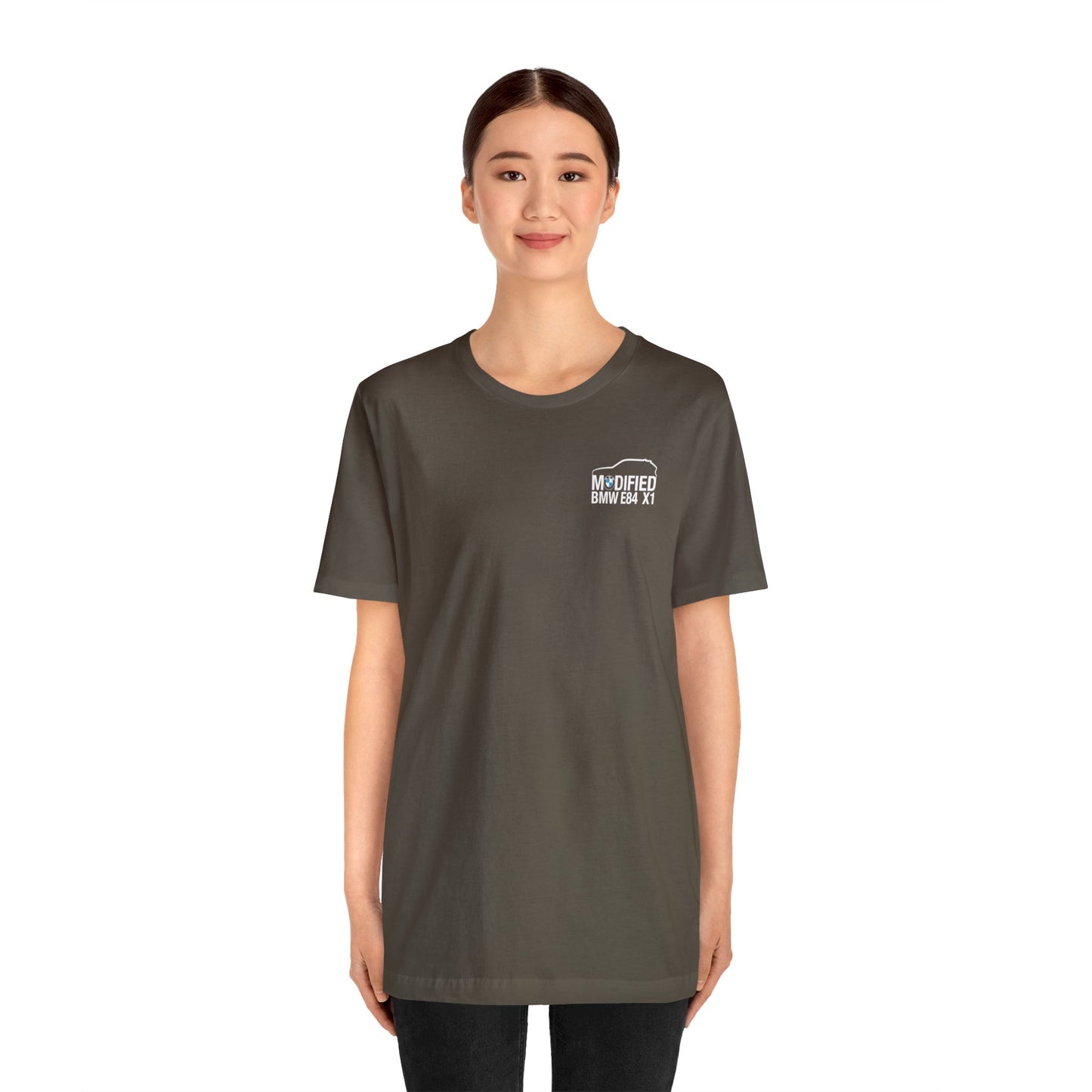 Modified BMW E84 X1 Merchandise Tshirt - White Front logo ๐ฌ๐ง