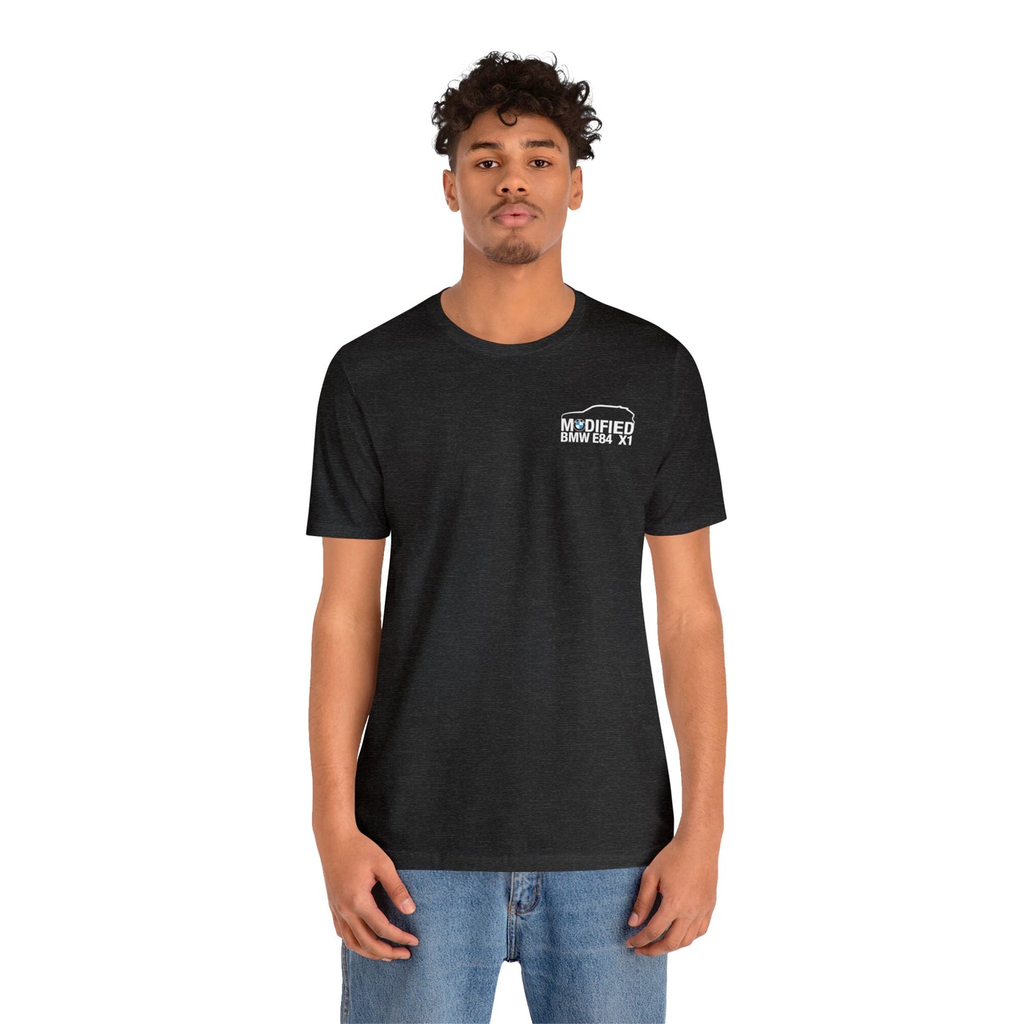 Modified BMW E84 X1 Merchandise Tshirt - White Front logo ๐ฌ๐ง
