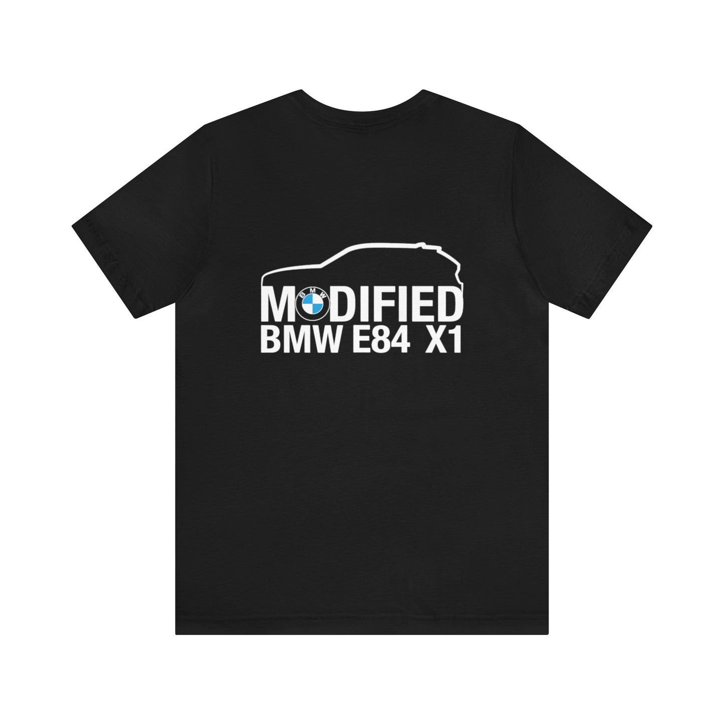 Modified BMW E84 X1 Merchandise Tshirt - White Front & back logo