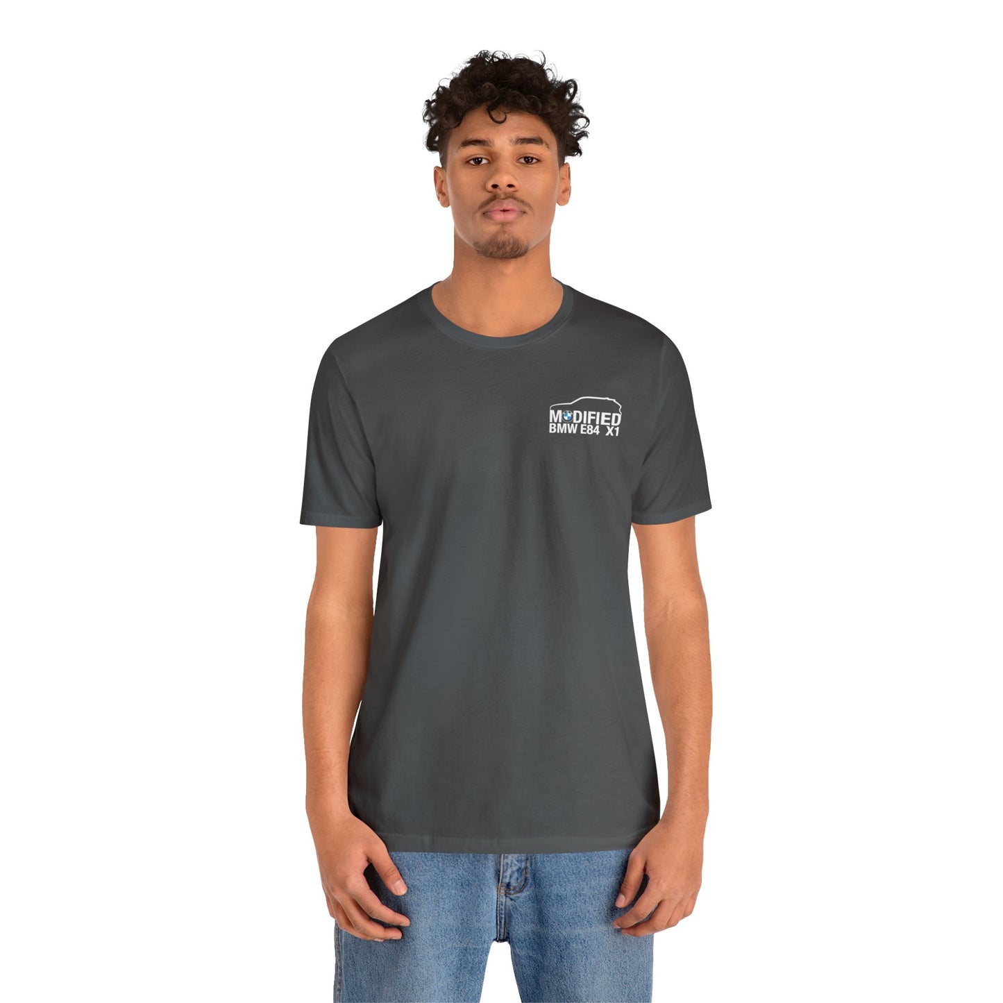 Modified BMW E84 X1 Merchandise Tshirt - White Front logo ๐ฌ๐ง