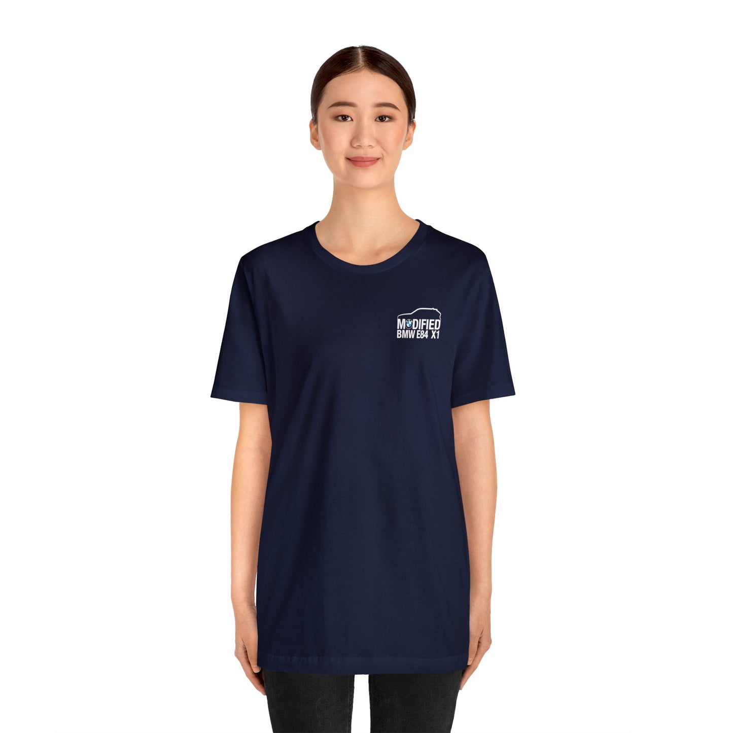 Modified BMW E84 X1 Merchandise Tshirt - White Front logo ๐ฌ๐ง