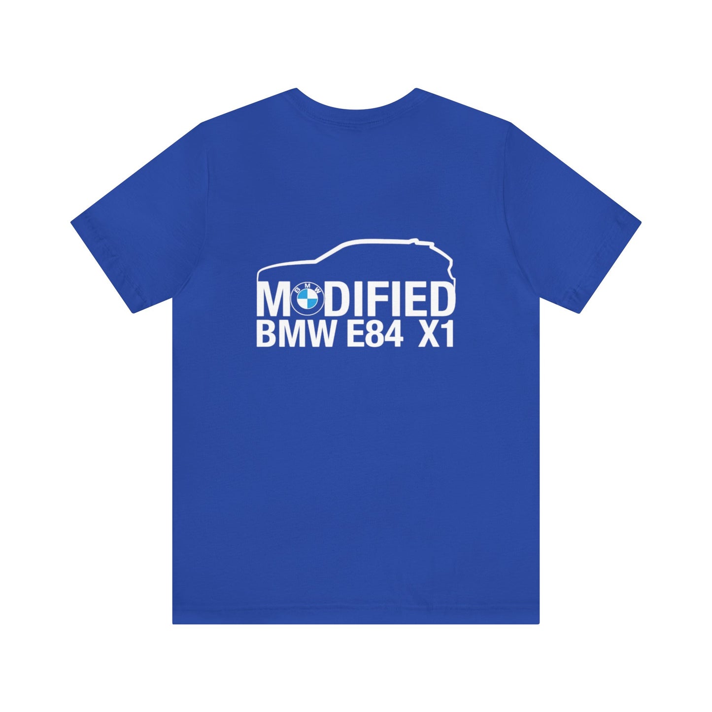Modified BMW E84 X1 Merchandise Tshirt - White Front & back logo
