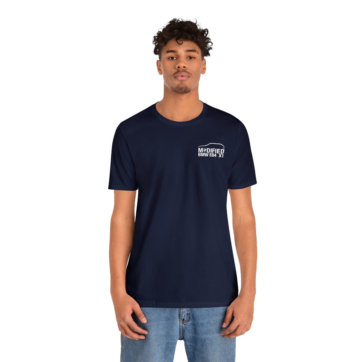 Modified BMW E84 X1 Merchandise Tshirt - White Front & back logo