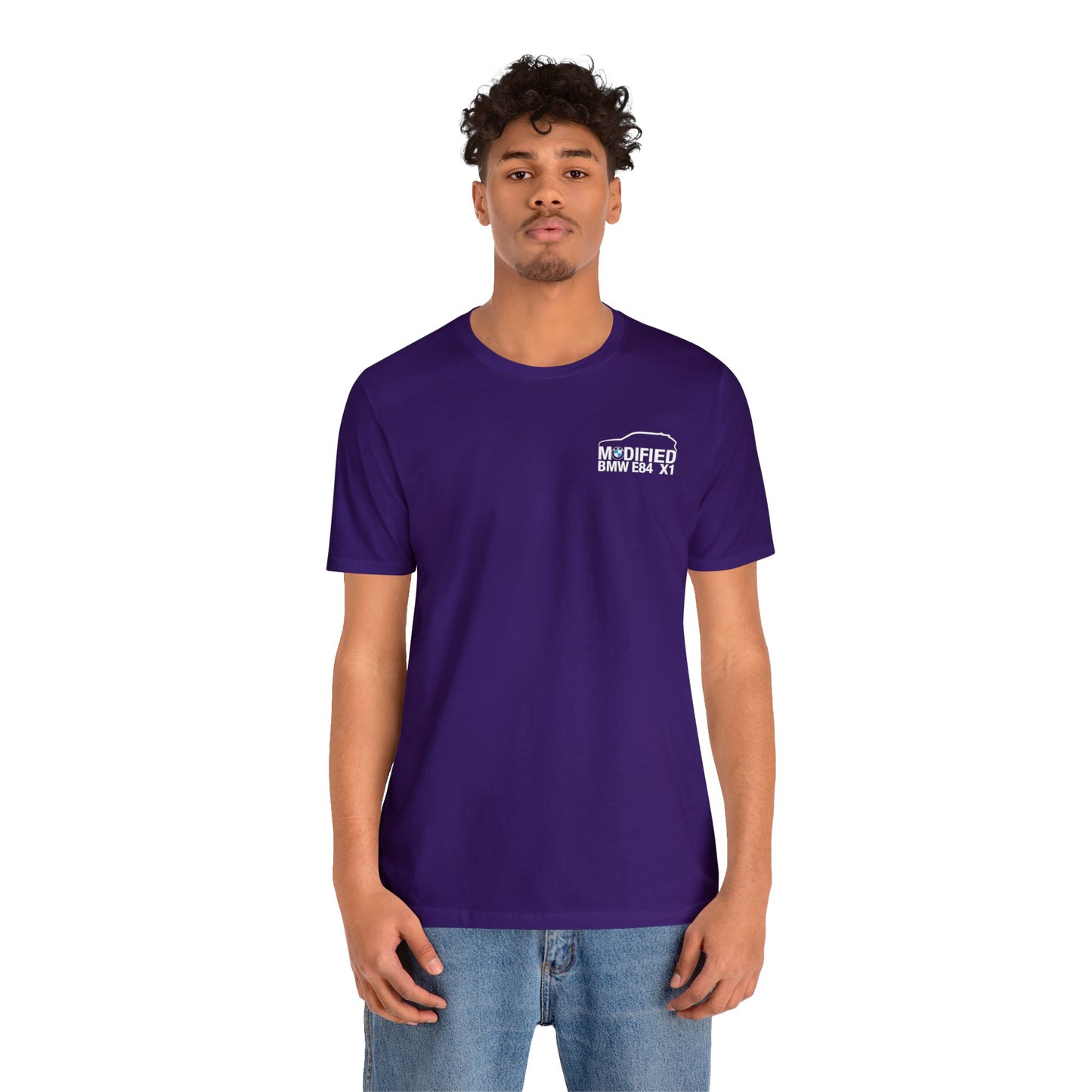 Modified BMW E84 X1 Merchandise Tshirt - White Front & back logo