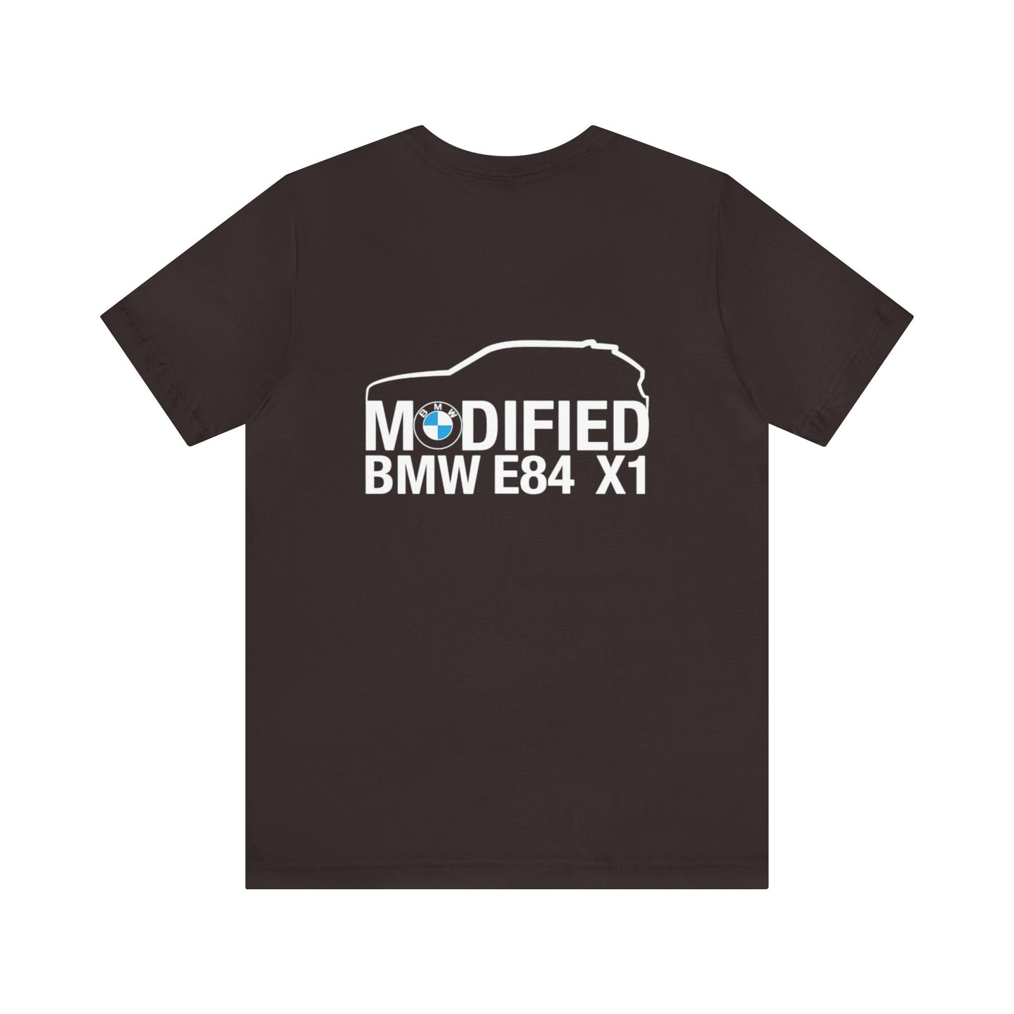 Modified BMW E84 X1 Merchandise Tshirt - White Front & back logo
