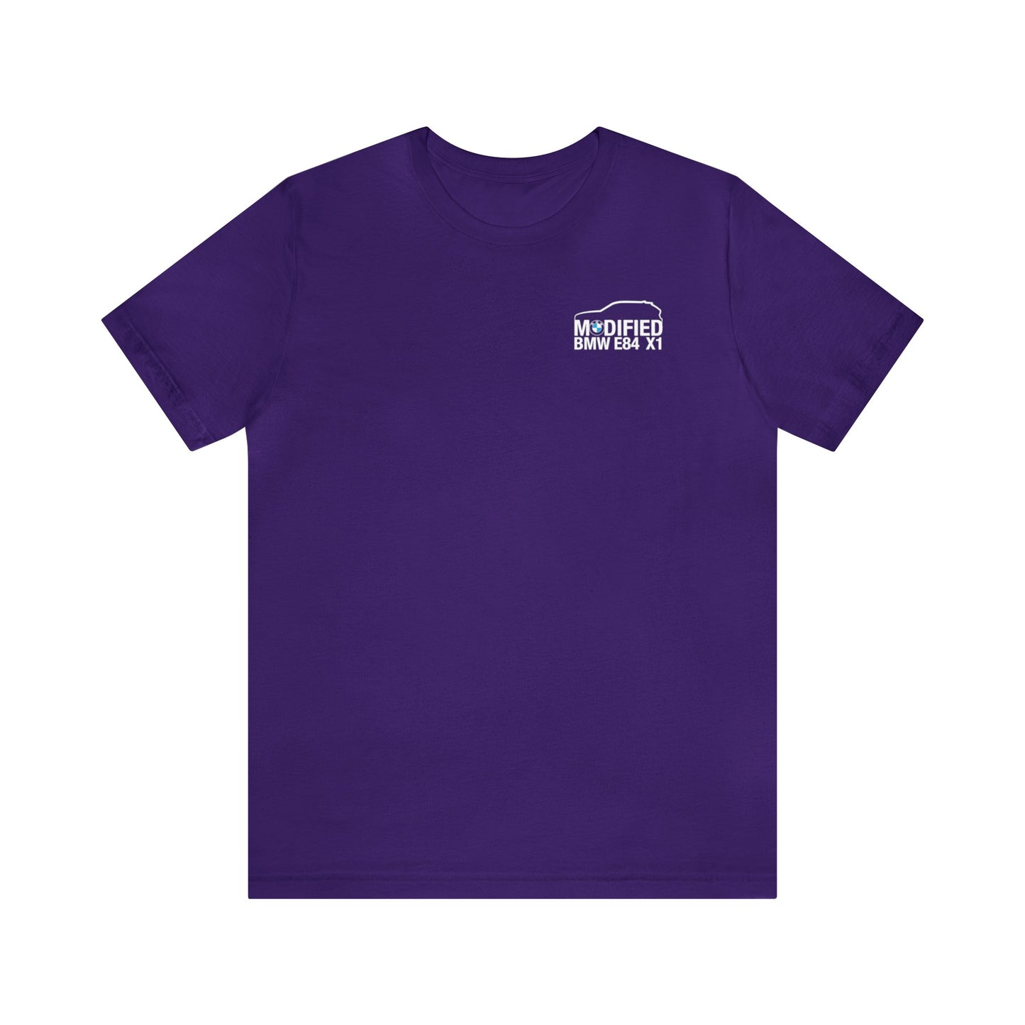 Modified BMW E84 X1 Merchandise Tshirt - White Front & back logo