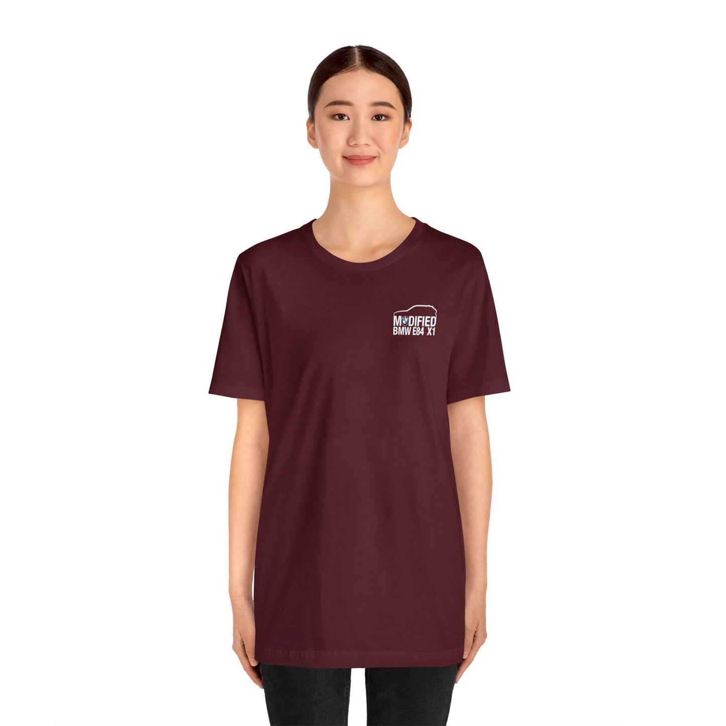 Modified BMW E84 X1 Merchandise Tshirt - White Front logo ๐ฌ๐ง