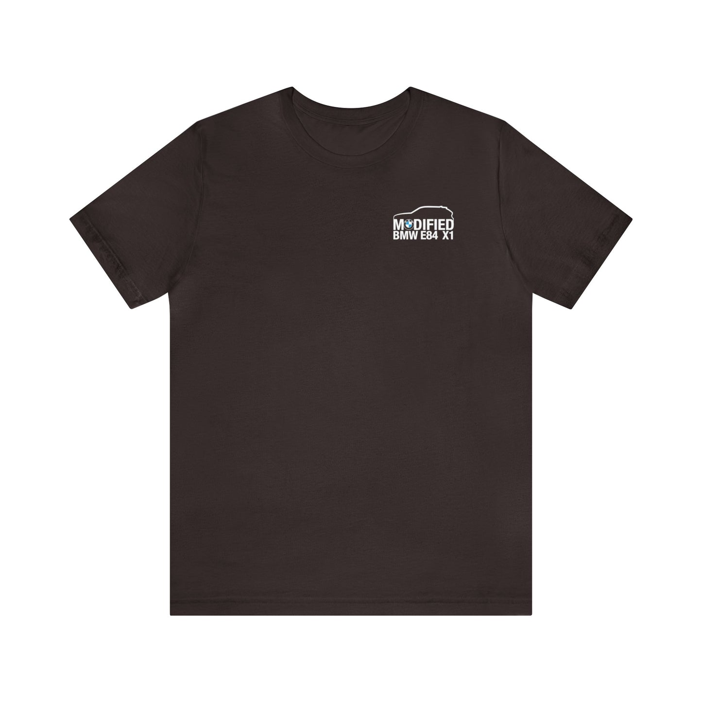 Modified BMW E84 X1 Merchandise Tshirt - White Front & back logo