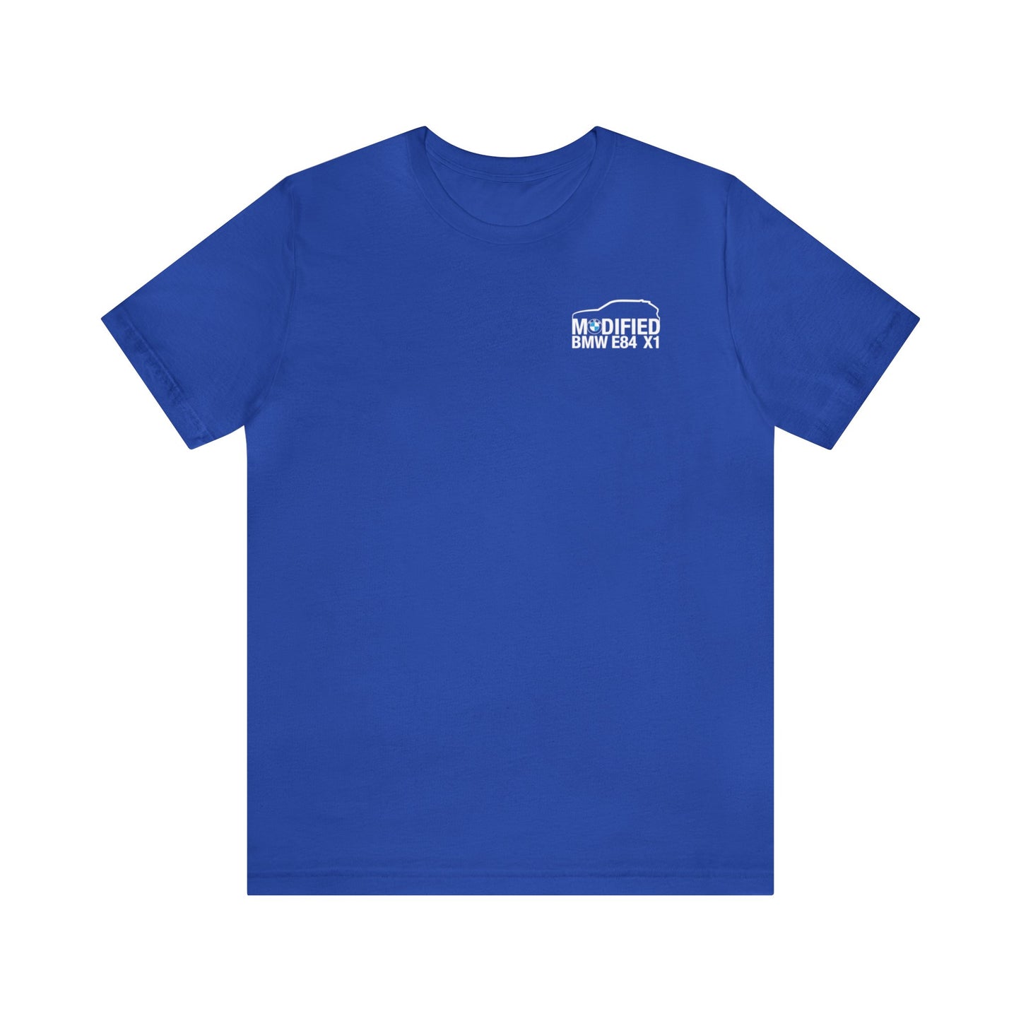 Modified BMW E84 X1 Merchandise Tshirt - White Front & back logo