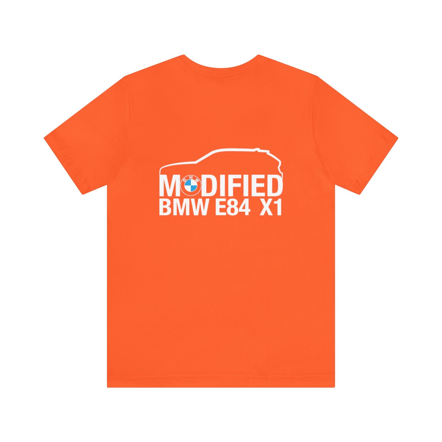 Modified BMW E84 X1 Merchandise Tshirt - White Front & back logo