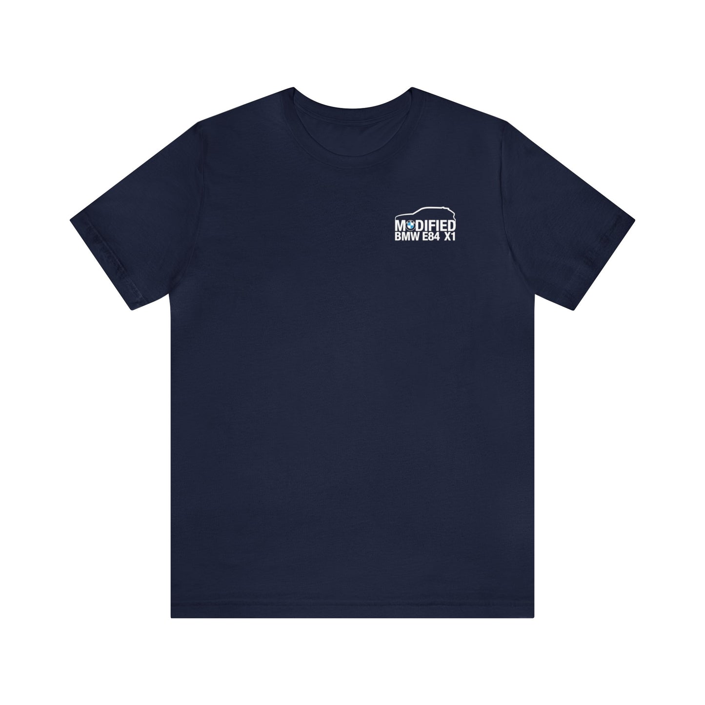 Modified BMW E84 X1 Merchandise Tshirt - White Front & back logo