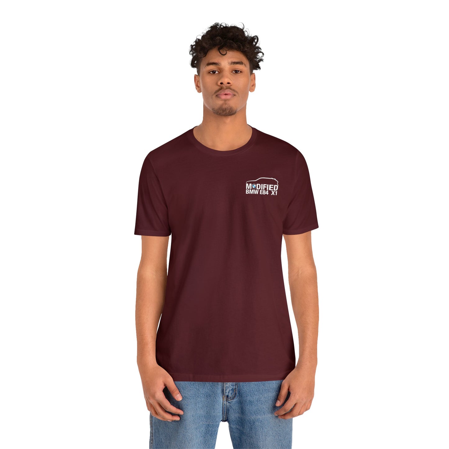 Modified BMW E84 X1 Merchandise Tshirt - White Front logo ๐ฌ๐ง