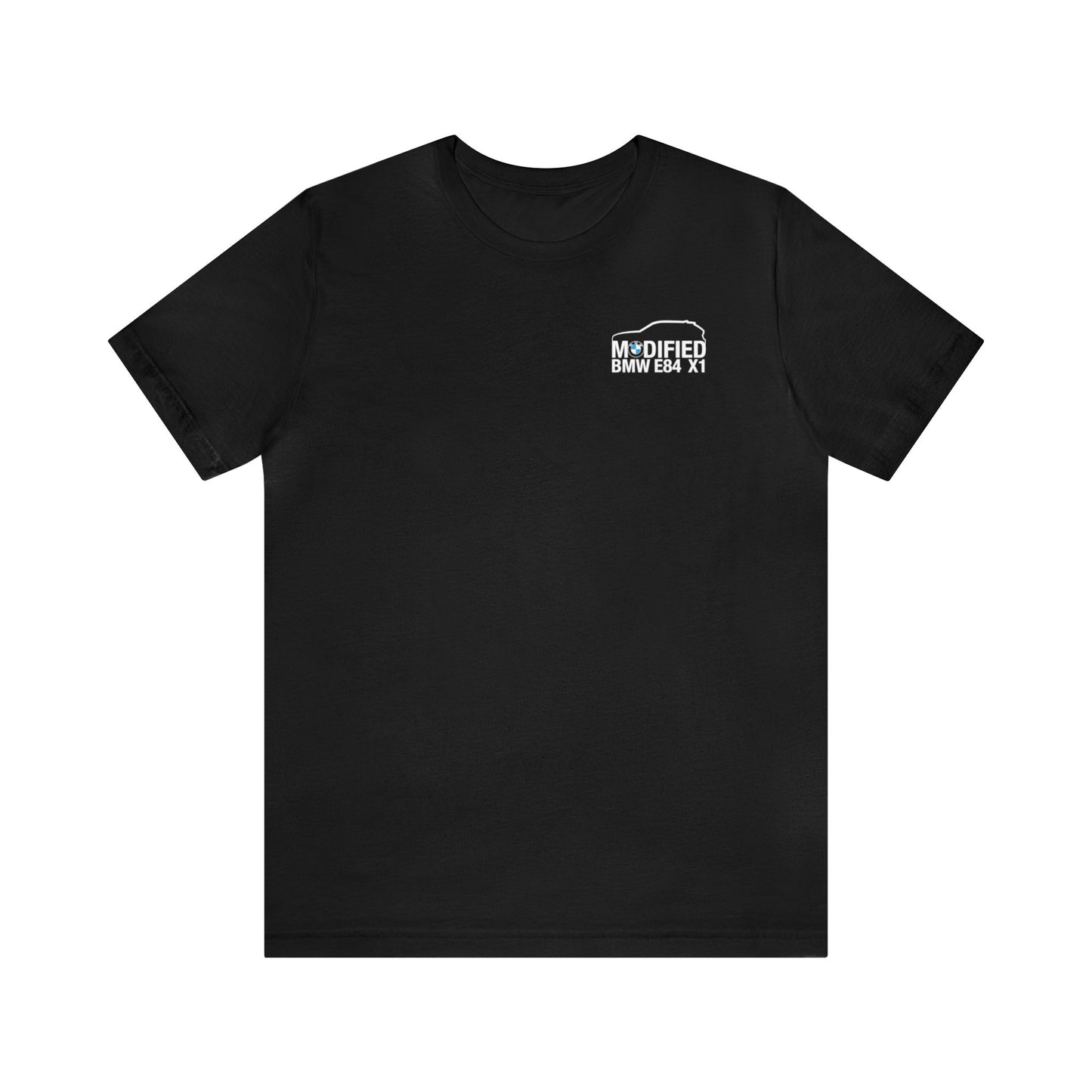 Modified BMW E84 X1 Merchandise Tshirt - White Front & back logo
